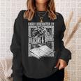 Easily Distracted By Dragons & Books Artwork Sweatshirt Gifts for Her