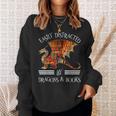Easily Distracted By Dragons And Books Nerds Sweatshirt Gifts for Her