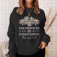 Easily Distracted By Flowers And Books Sweatshirt Gifts for Her