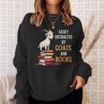 Easily Distracted By Goats And Books Goats And Book Reading Sweatshirt Gifts for Her
