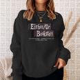 EitherOr Bookstore Sweatshirt Gifts for Her