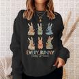 Every Bunny Loves To Read Easter Cute Reading Books Lover Sweatshirt Gifts for Her