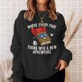 Every Page a New Adventure Book Lover Sweatshirt Gifts for Her Every Page a New Adventure Book Lover Sweatshirt Gifts for Her