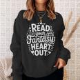 Fantasy Books Enthusiasts Men Women Kids Book Club Bookworm Sweatshirt Gifts for Her