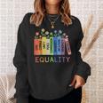 Floral Book Equality Human Rights Social Justice Peace Love Sweatshirt Gifts for Her Floral Book Equality Human Rights Social Justice Peace Love Sweatshirt Gifts for Her