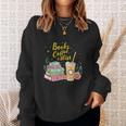 Floral Books And Coffee Cozy Reading Nook Tshirt Sweatshirt Gifts for Her
