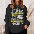 I Was Forced To Put My Book Down Book Lover Reading Small Sweatshirt Gifts for Her