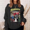 Frankenstein Halloween Horror Vintage Comic Book Retro Sweatshirt Gifts for Her