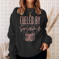 Fueled By Sarcasm Smut Romance Book Lover Sarcastic Women Sweatshirt Gifts for Her