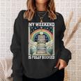 My Weekend Is Fully Booked Book Rainbow Reading Bookworm Sweatshirt Gifts for Her My Weekend Is Fully Booked Book Rainbow Reading Bookworm Sweatshirt Gifts for Her