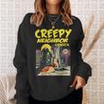 FUNNY Creepy Neighbor Comics Parody Horror Comic Book Sweatshirt Gifts for Her