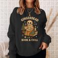 Gingerdead Book Shirt Xmas Cozy Skeleton Reading Christmas Sweatshirt Gifts for Her Gingerdead Book Shirt Xmas Cozy Skeleton Reading Christmas Sweatshirt Gifts for Her