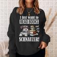 Girls Boys Kids Read Books Miniature Schnauzer Lover Sweatshirt Gifts for Her Girls Boys Kids Read Books Miniature Schnauzer Lover Sweatshirt Gifts for Her
