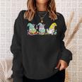 Gnomes Reading Books Teacher Easter Day Eggs Book Lovers Sweatshirt Gifts for Her Gnomes Reading Books Teacher Easter Day Eggs Book Lovers Sweatshirt Gifts for Her