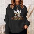 Halloween Books Cute Ghost Reading Library Boooooks Autumn Sweatshirt Gifts for Her