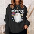 Halloween Books Librarian English Teacher Reader Reading Sweatshirt Gifts for Her