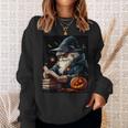Halloween Girls Boys Wizard Book Pumpkin Kids Halloween Sweatshirt Gifts for Her