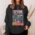 Halloween Horror Vintage Mummy Comic Book Retro Scary Sweatshirt Gifts for Her