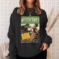 Halloween Horror Vintage Witch Zombie Comic Book Retro Scary Sweatshirt Gifts for Her