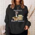 Happiness Is Books And Chocolate Sweatshirt Gifts for Her