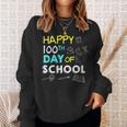 Happy 100th Day Of 5th Fifth Grade Books School Teacher Sweatshirt Gifts for Her