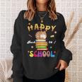 Happy Back To School Cat Books The Start Of The School Year Sweatshirt Gifts for Her Happy Back To School Cat Books The Start Of The School Year Sweatshirt Gifts for Her