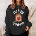 Hedgehog Book Sweatshirt Gifts for Her