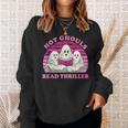 Hot Ghouls Read Thriller Spooky Book Club Reading Lovers Sweatshirt Gifts for Her