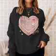 Hot Girls Read Books Cute Heart Graphic Sweatshirt Gifts for Her