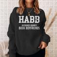 Husbands Against Book Boyfriends HABB Humor T-Shirt Sweatshirt Gifts for Her