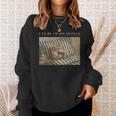 I'Ll Be In My Office Retro Cat Reading Book Nerd Read Reader Sweatshirt Gifts for Her