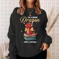 I'm A Book Dragon Not A Worm Reading Library Reader Bookworm Sweatshirt Gifts for Her