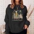 I'm Booked Tonight Floral Books Cozy Reading Graphic Sweatshirt Gifts for Her
