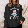 I'm An Indoor Cat I Drink Coffee Read Books Play Games Sweatshirt Gifts for Her
