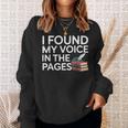 Introvert Book Lover Shy Literature Librarian Introverted Sweatshirt Gifts for Her