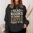 Introvert Reader Coffee Lover Book Shirt Sweatshirt Gifts for Her