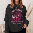 Introverted But Willing To Discuss Spicy Books Lovers Women Sweatshirt Gifts for Her