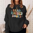 It's A Good Day To Read Banned Books Retro Literature Poet Sweatshirt Gifts for Her