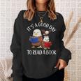 It's A Good Day To Read A Book Eagle Librarian Bookworm Sweatshirt Gifts for Her