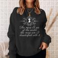 Jane Austen & Mr Darcy Book Club Fans Quotes Collectors Sweatshirt Gifts for Her