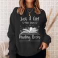 Just A Girl Who Loves Books Book Lovers Sweatshirt Gifts for Her Just A Girl Who Loves Books Book Lovers Sweatshirt Gifts for Her