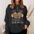 Just A Girl Who Loves Squirrels And Books Reading Squirrel Sweatshirt Gifts for Her Just A Girl Who Loves Squirrels And Books Reading Squirrel Sweatshirt Gifts for Her