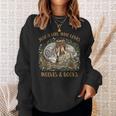 Just A Girl Who Loves Wolves And Books Fantasy Wolf Reader Sweatshirt Gifts for Her
