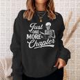 Just One More Chapter Book Lover Reading Bookworm Reader Sweatshirt Gifts for Her Just One More Chapter Book Lover Reading Bookworm Reader Sweatshirt Gifts for Her