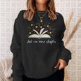 Just One More Chapter Book Lovers Sweatshirt Gifts for Her