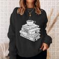 Just One More Chapter Book Reading For Book Lovers Sweatshirt Gifts for Her