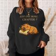 Just One More Chapter Capybara With Book Sweatshirt Gifts for Her