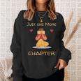 Just One More Chapter Red Book Lovers Bookworms & Readers Sweatshirt Gifts for Her Just One More Chapter Red Book Lovers Bookworms & Readers Sweatshirt Gifts for Her