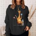 Kawaii Cute Giraffes Books And Tea Women's Sweatshirt Gifts for Her Kawaii Cute Giraffes Books And Tea Women's Sweatshirt Gifts for Her