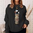 Kawaii Reading Books And Tea Panda Sweatshirt Gifts for Her